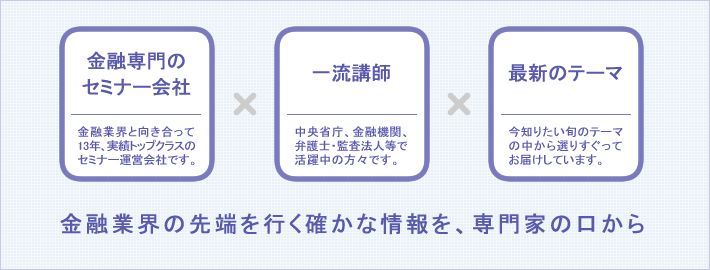 金融業界の先端を行く確かな情報を、専門家の口から