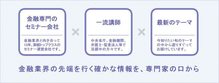 金融業界の先端を行く確かな情報を、専門家の口から